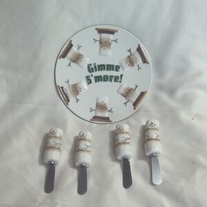 Original S'mores Plate and Spreader Set